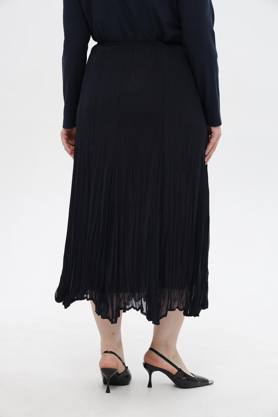 Юбка Sommer mann плиссированная черная