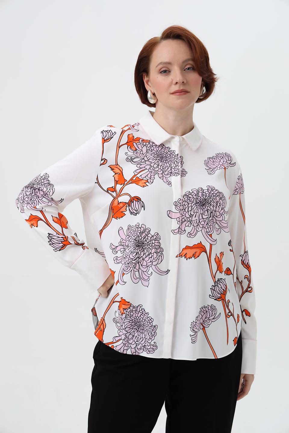 Блузка Herzens Angelegenheit с цветочным принтом