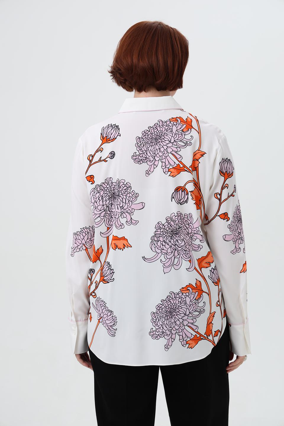 Блузка Herzens Angelegenheit с цветочным принтом