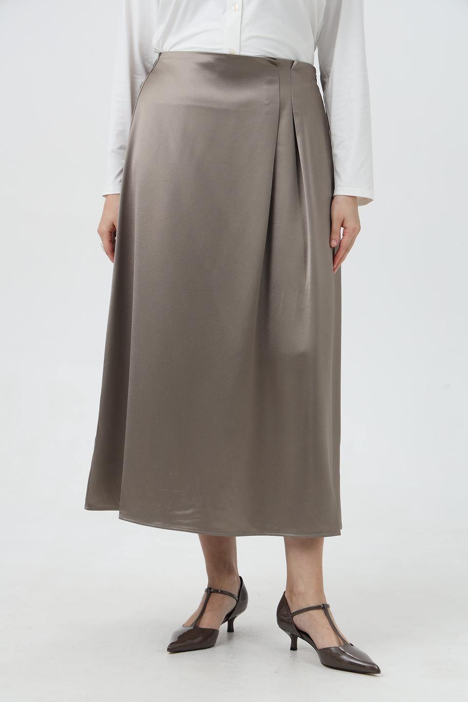 Юбка Herzens Angelegenheit плиссированная серая