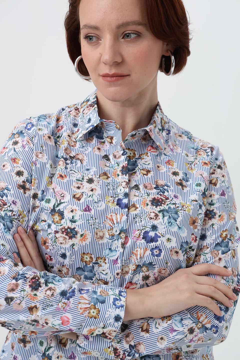 Рубашка Sommer mann с цветочным принтом