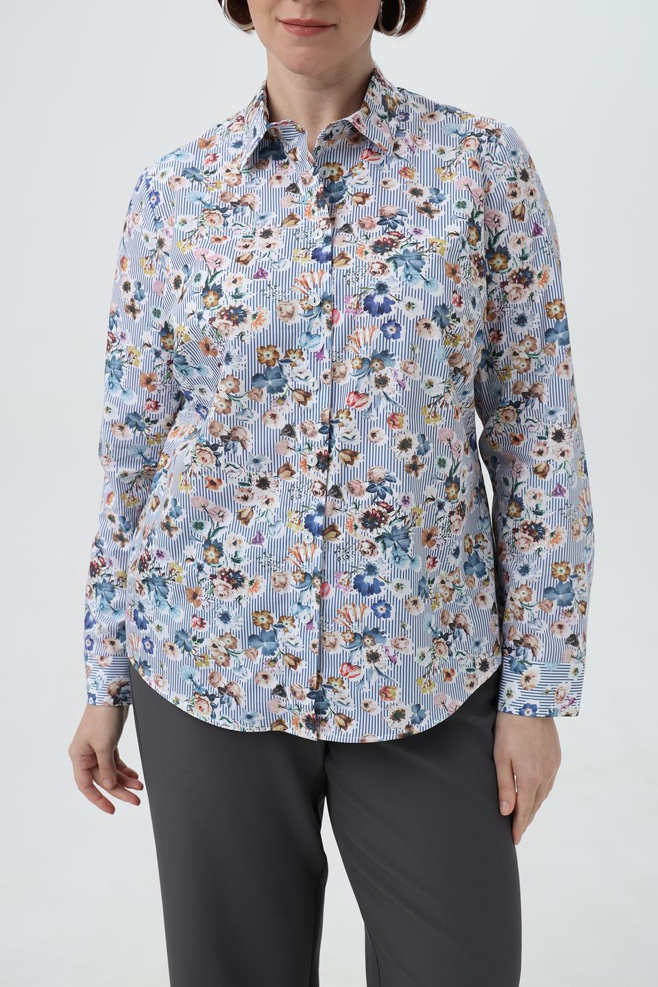 Рубашка Sommer mann с цветочным принтом