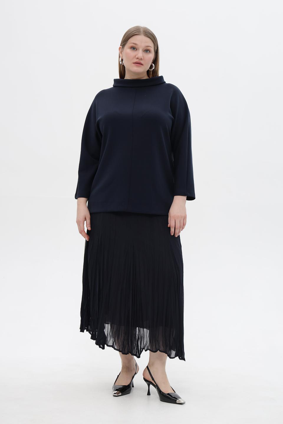 Пуловер Frank Walder темно-синий