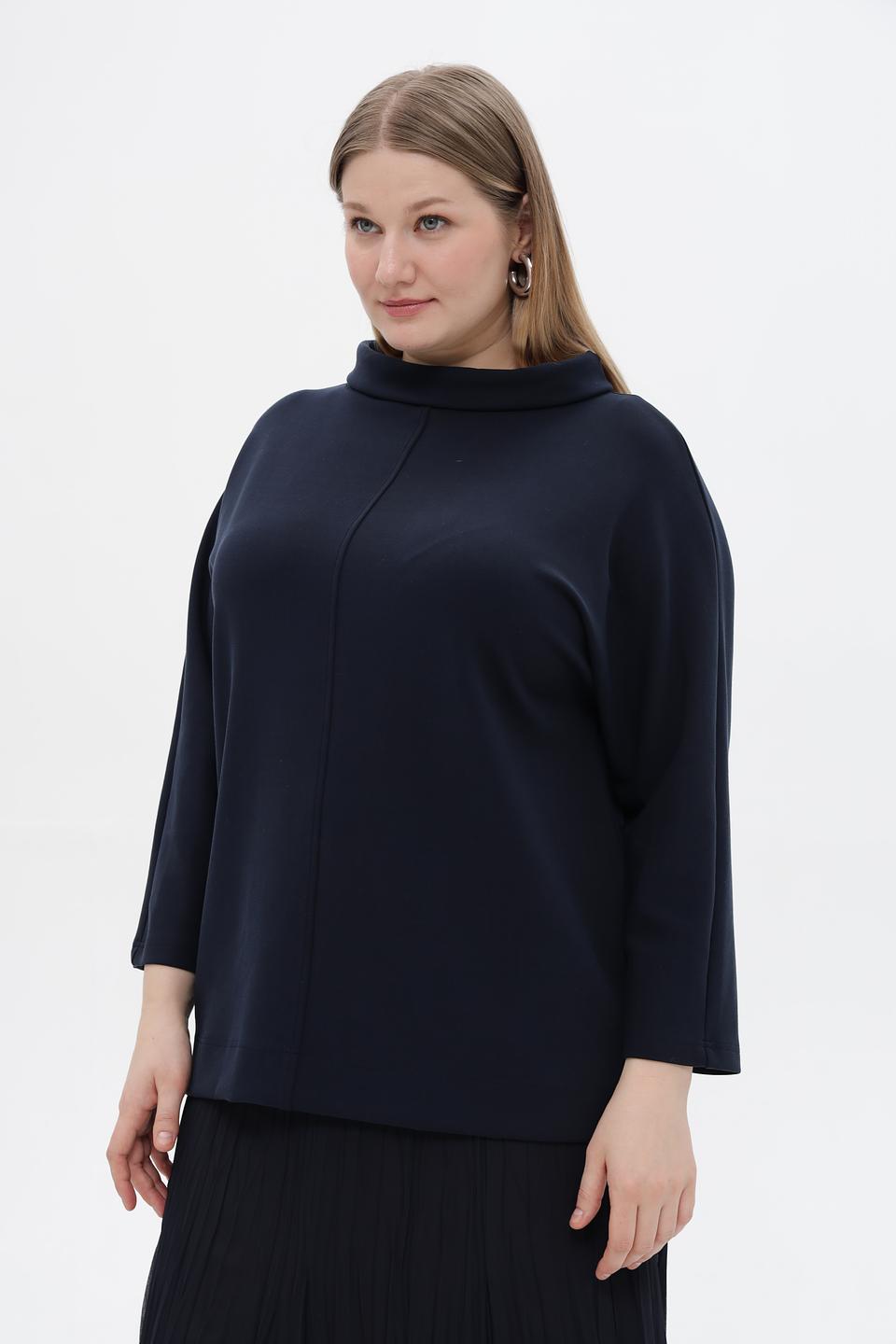 Пуловер Frank Walder темно-синий