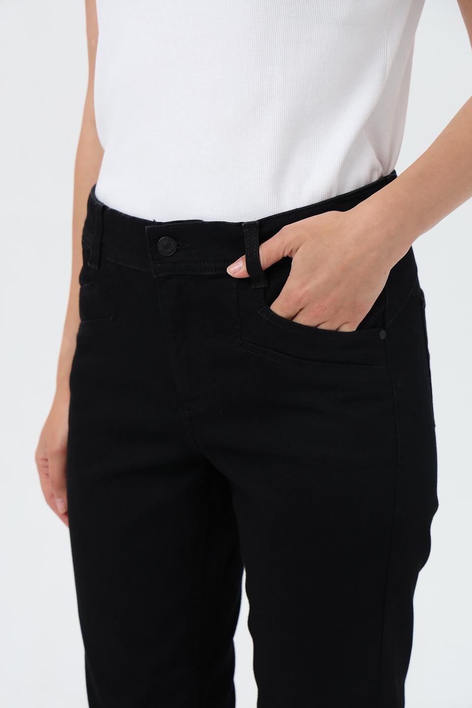 Джинсы Angels укороченные черные