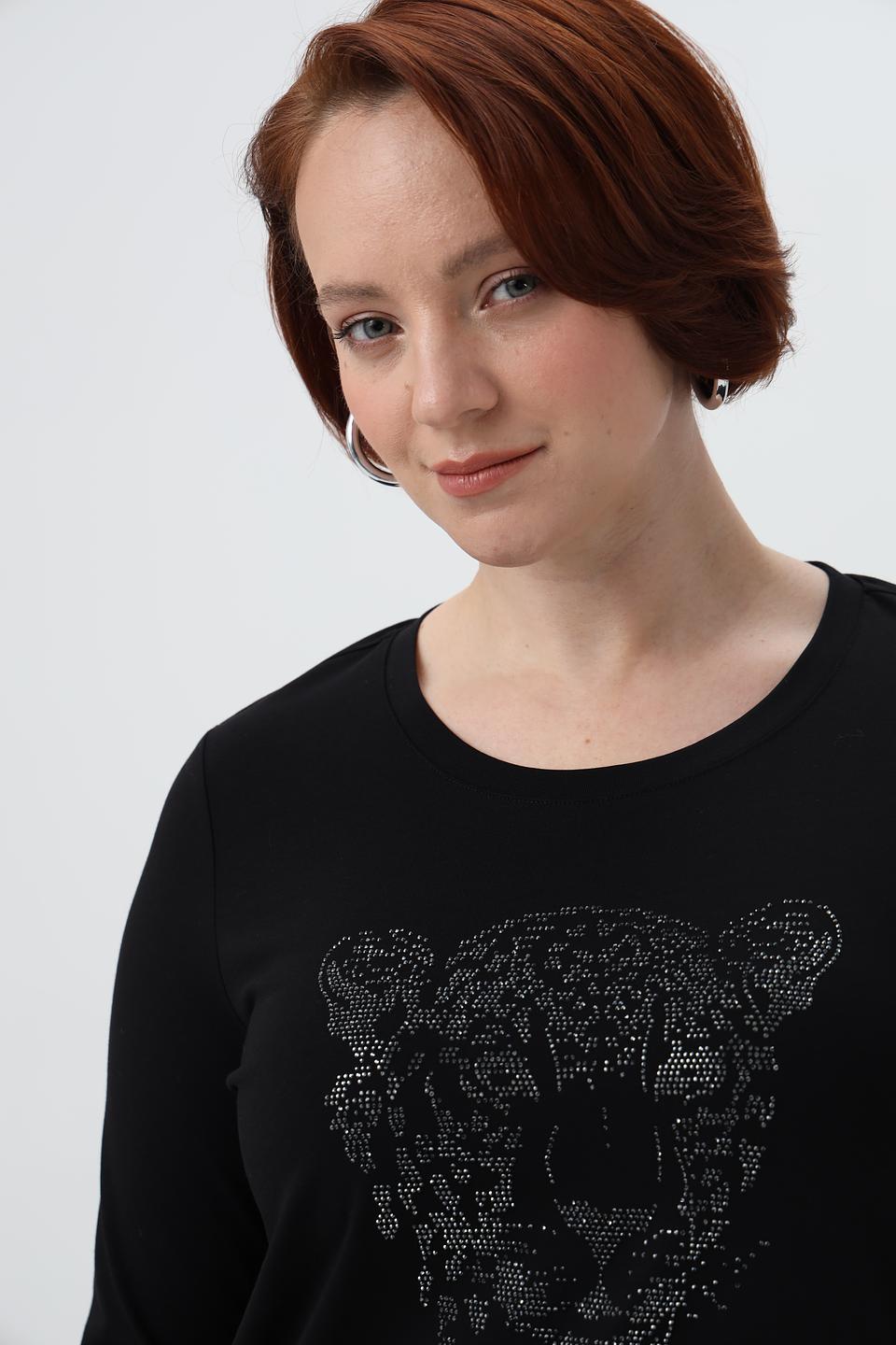 Лонгслив Margittes с тигром