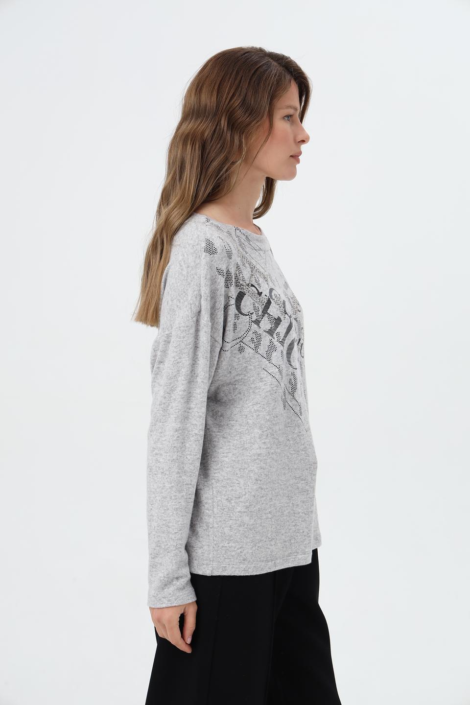 Пуловер Olsen с принтом