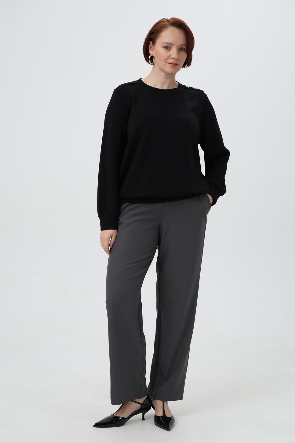 Пуловер Frapp с декором