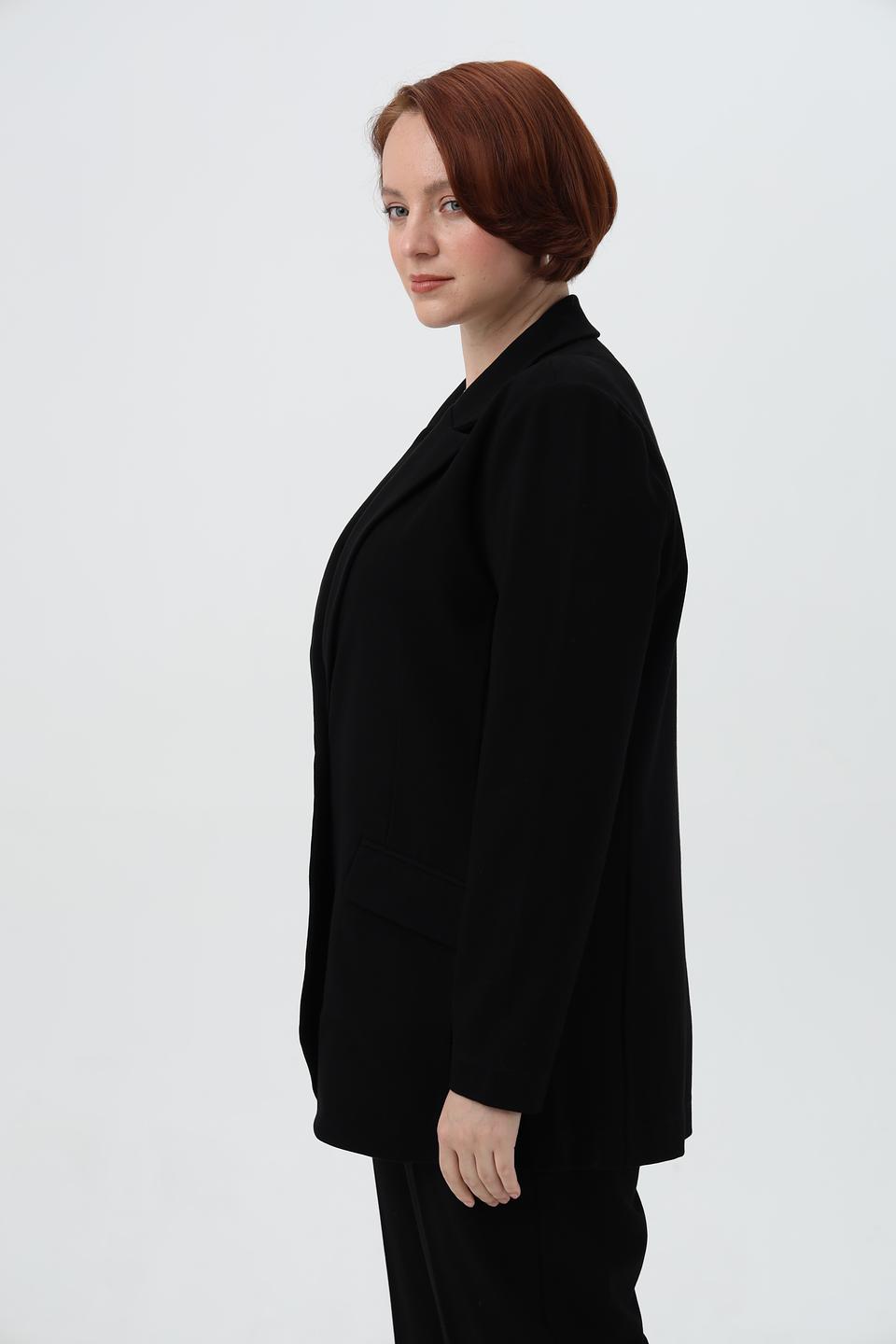 Жакет Frapp черный оверсайз