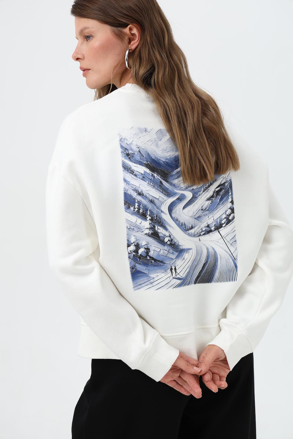 Свитшот Rich and Royal с принтом