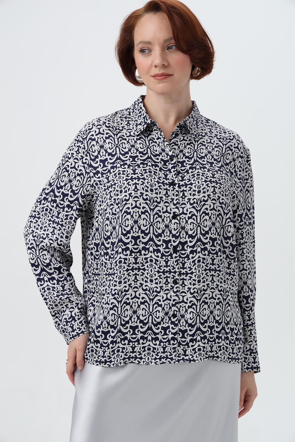 Блузка Lebek с орнаментом