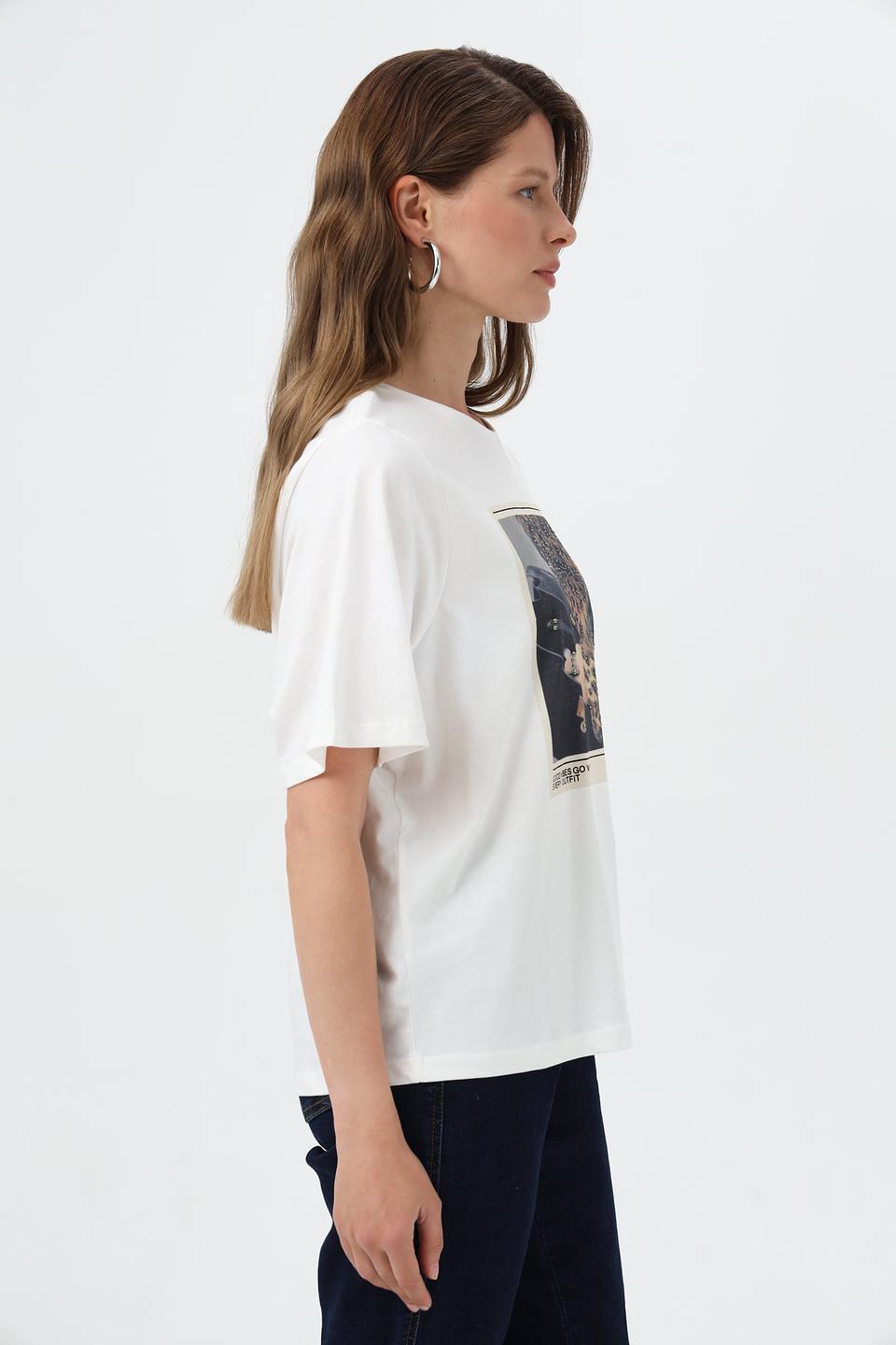 Футболка Oui с принтом