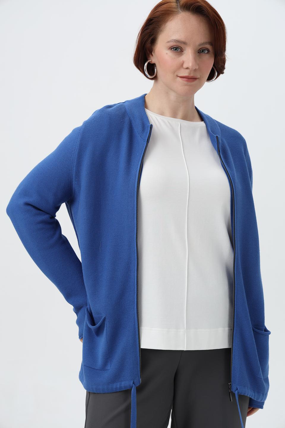 Жакет Barbara Lebek вязаный на молнии