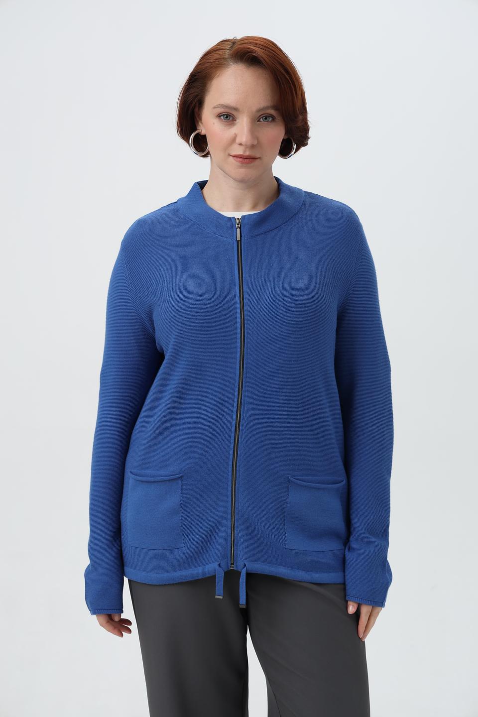 Жакет Barbara Lebek вязаный на молнии