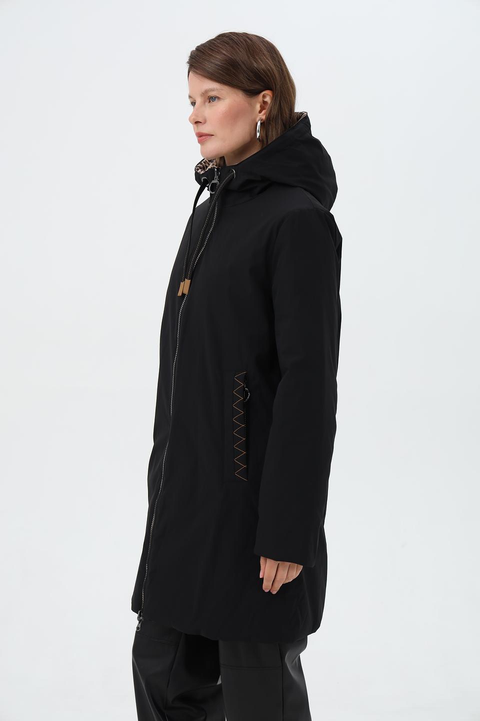 Куртка Betty Barclay с леопардовым капюшоном