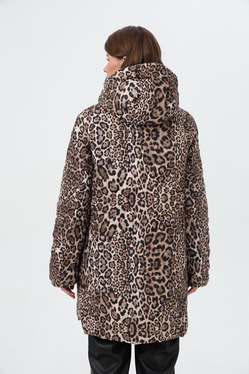 Куртка Betty Barclay с леопардовым капюшоном