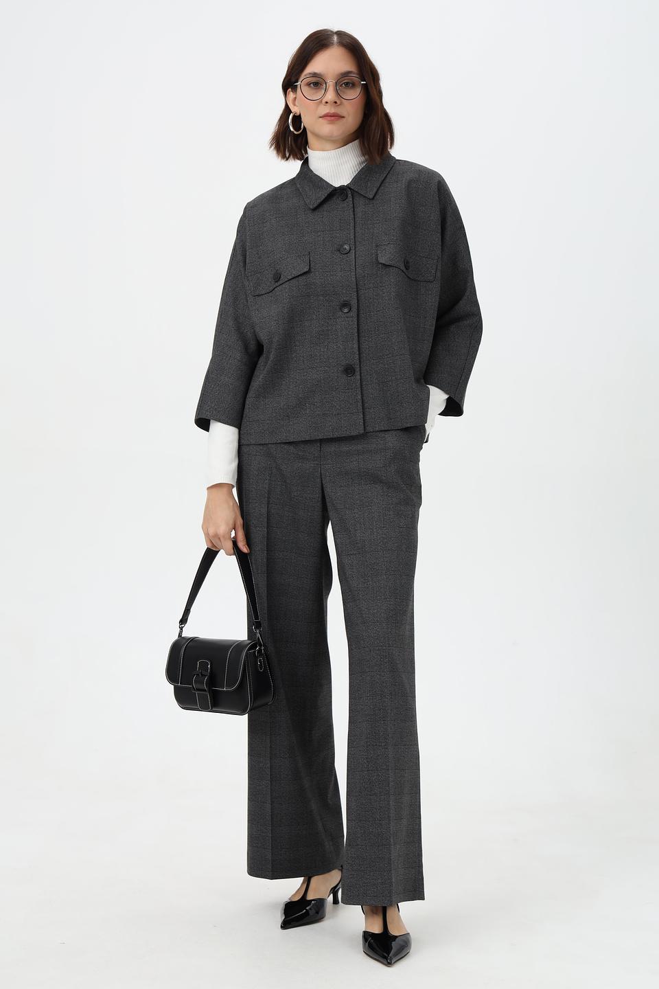 Брюки More and More в клетку