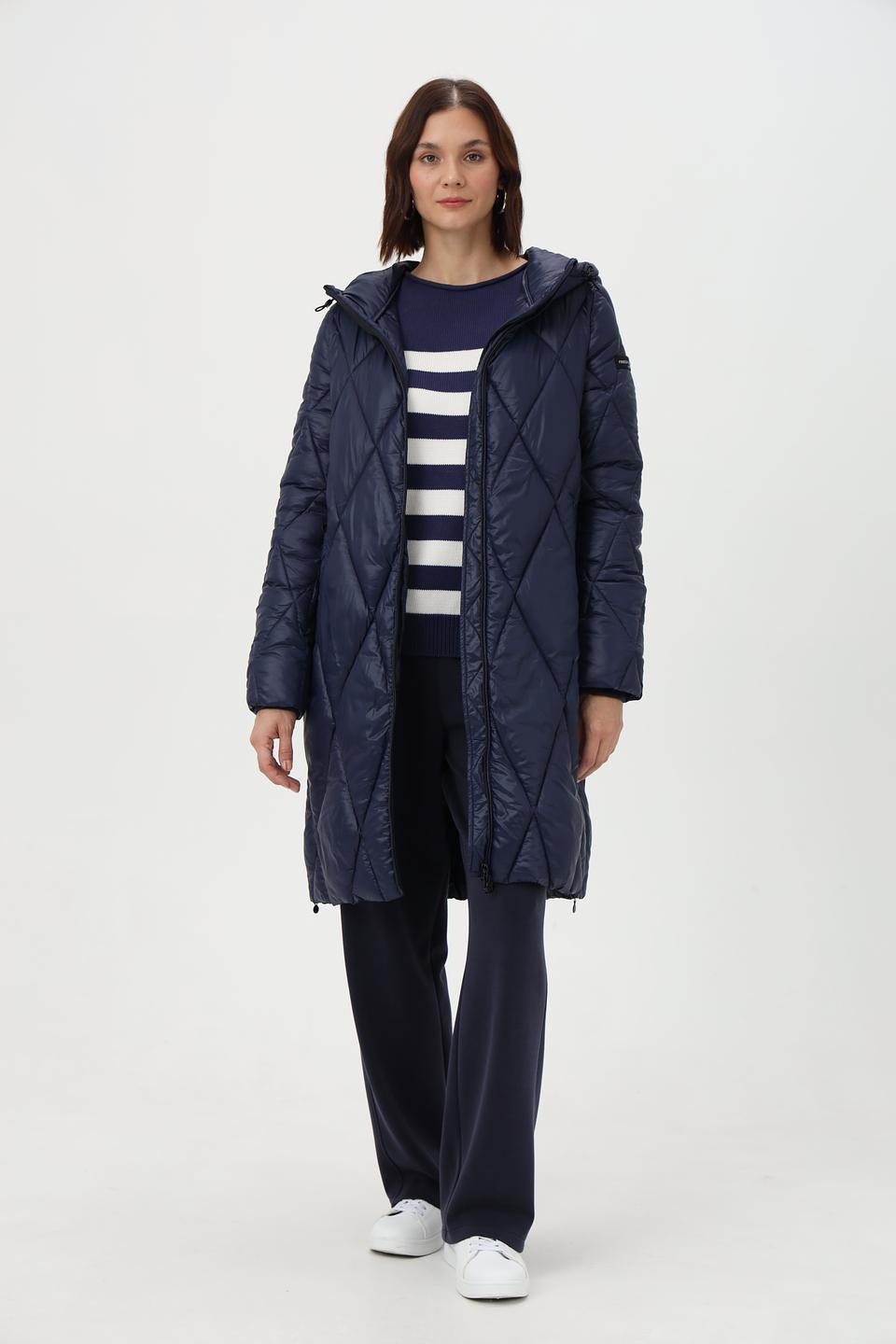 Пальто Frieda and Freddies стеганое синее