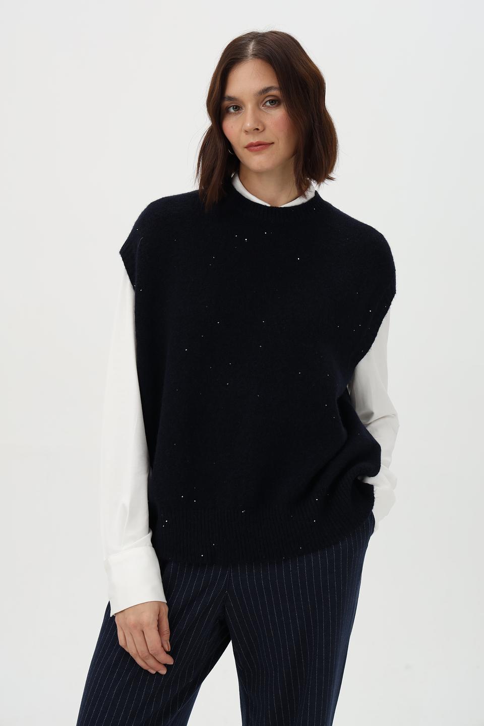 Жилет Croche с вышивкой