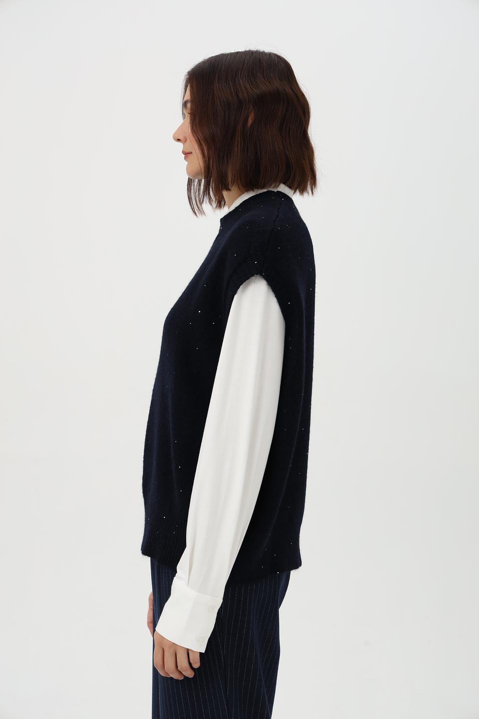 Жилет Croche с вышивкой