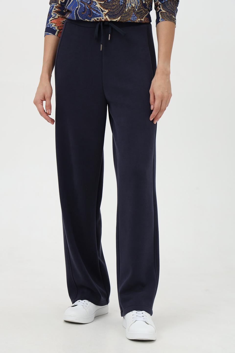 Брюки Croche wom темно-синие