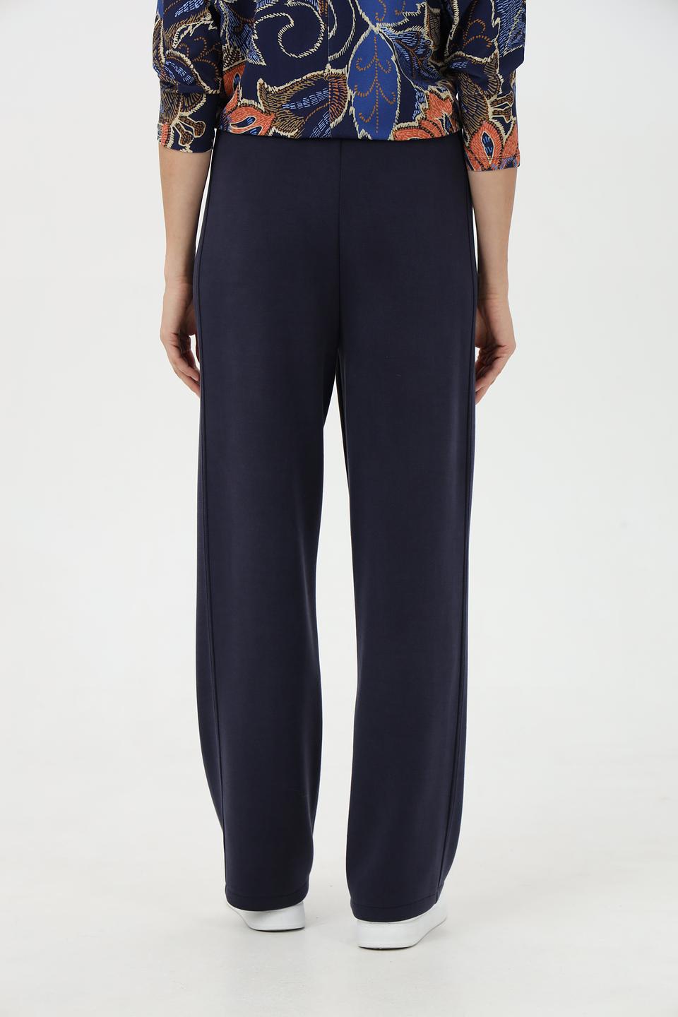Брюки Croche wom темно-синие