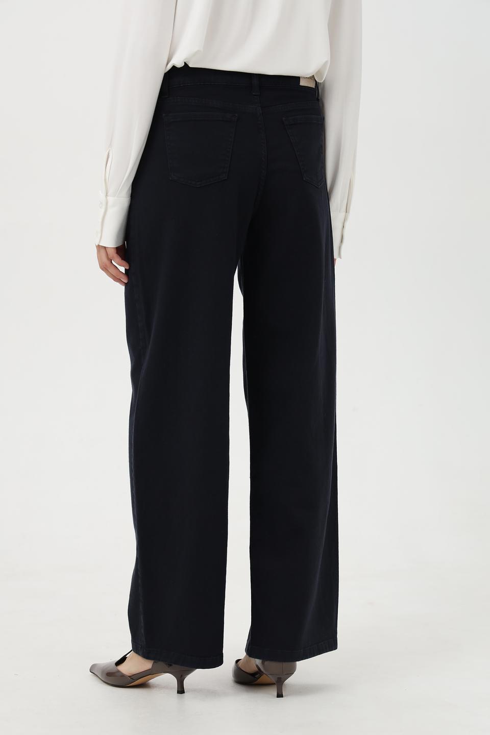 Джинсы Croche клеш темно-синие