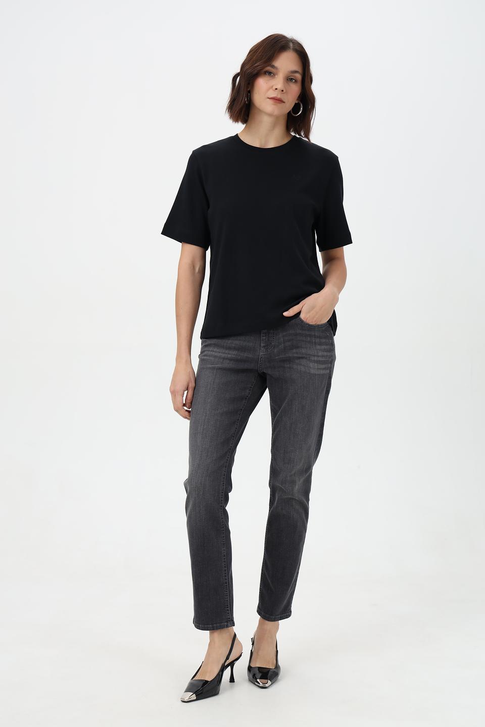 Футболка Oui женская черная