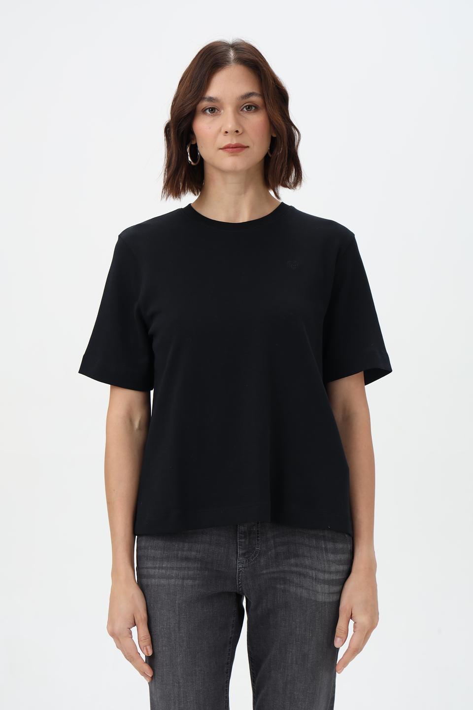 Футболка Oui женская черная