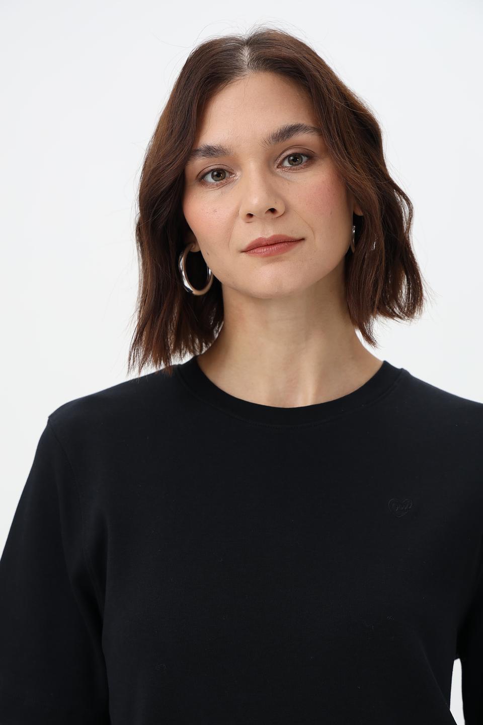 Футболка Oui женская черная