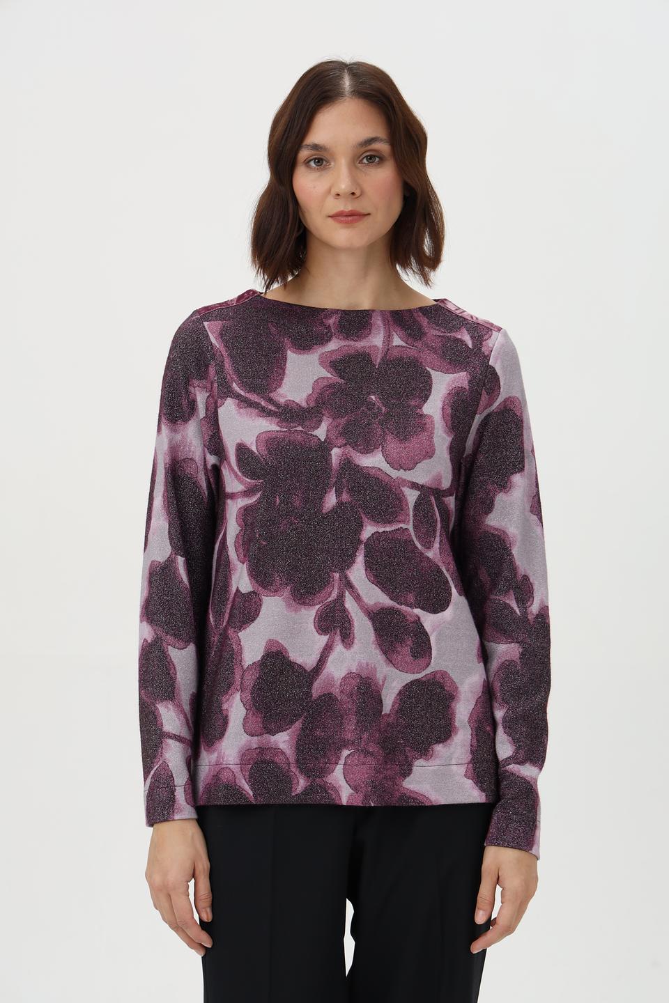 Пуловер Bianca с цветами