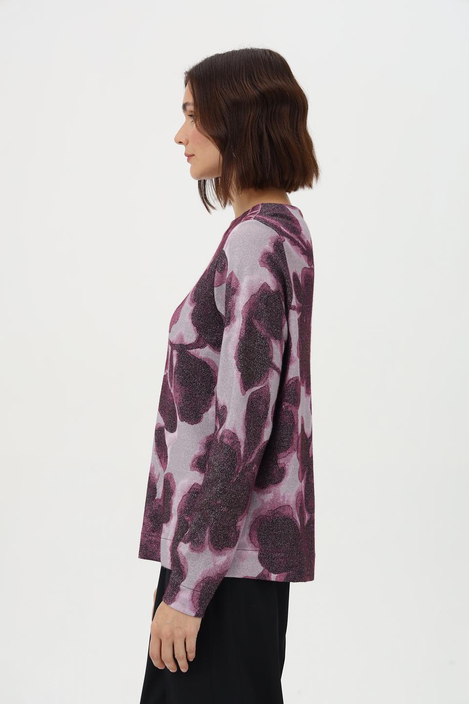 Пуловер Bianca с цветами