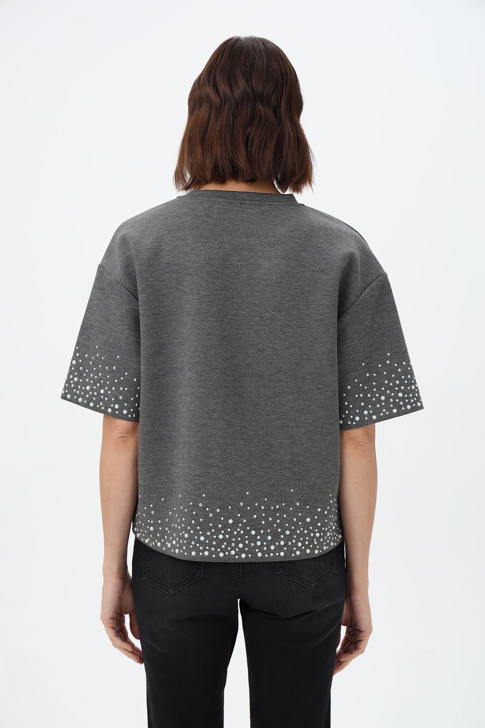 Пуловер Rich and Royal с жемчугом