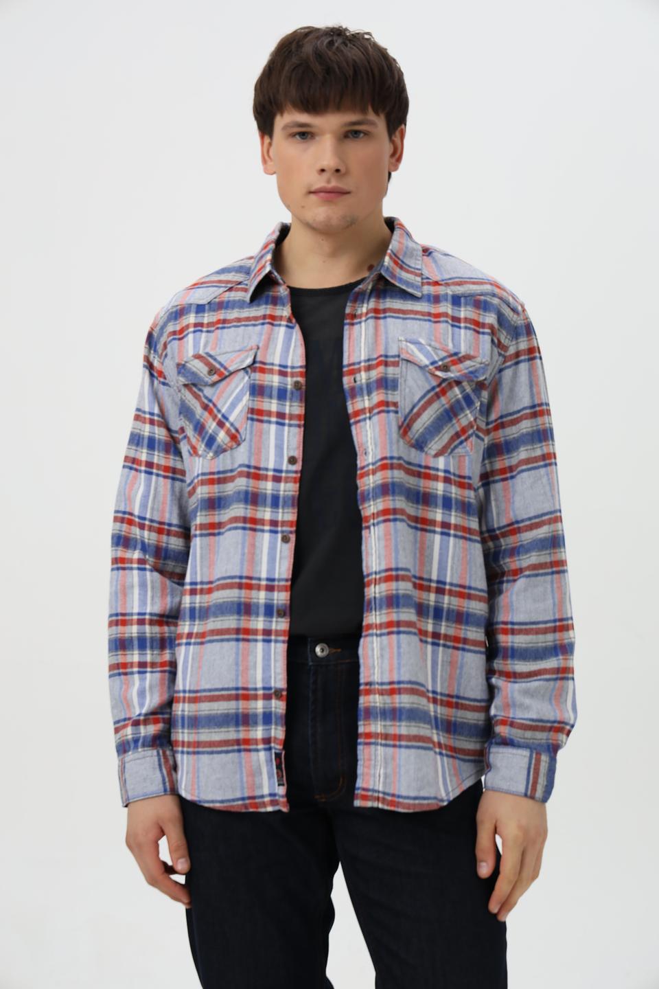 Рубашка Time Zone в клетку
