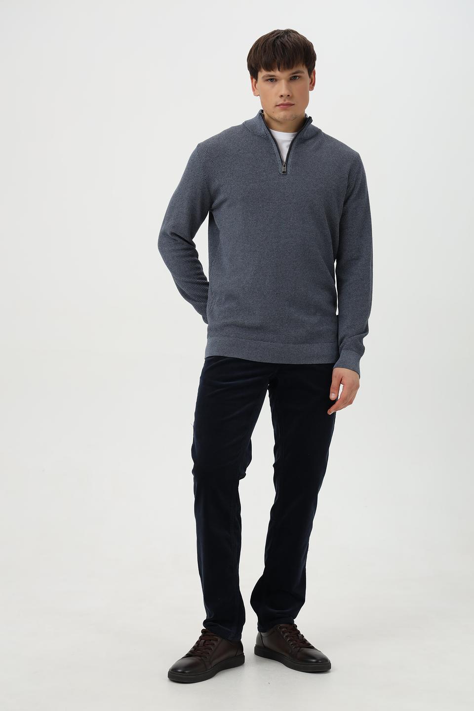 Брюки вельветовые Hattric темно-синие