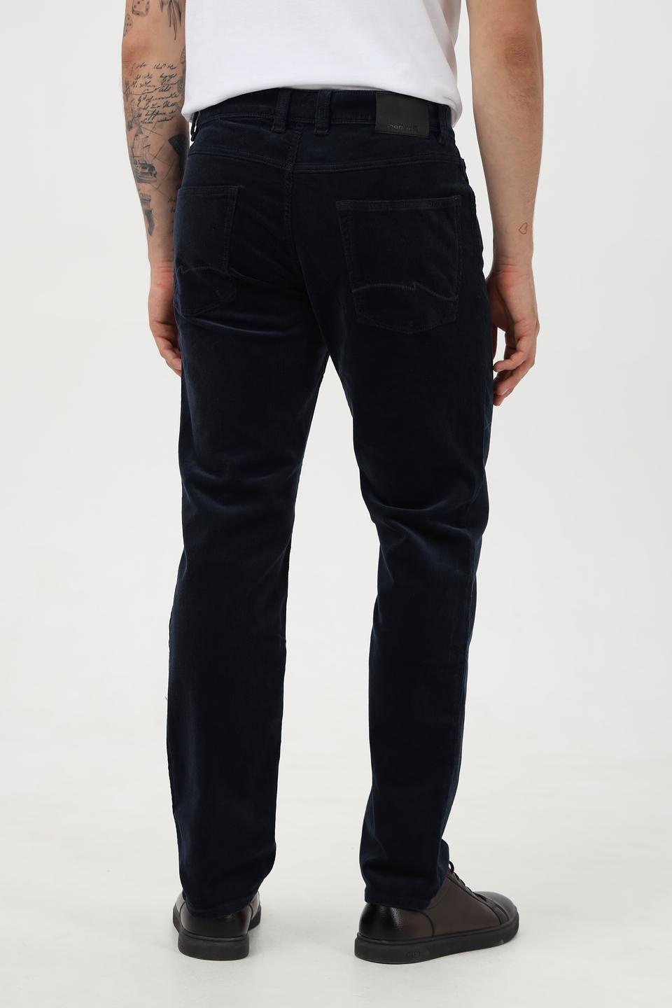 Брюки вельветовые Hattric темно-синие