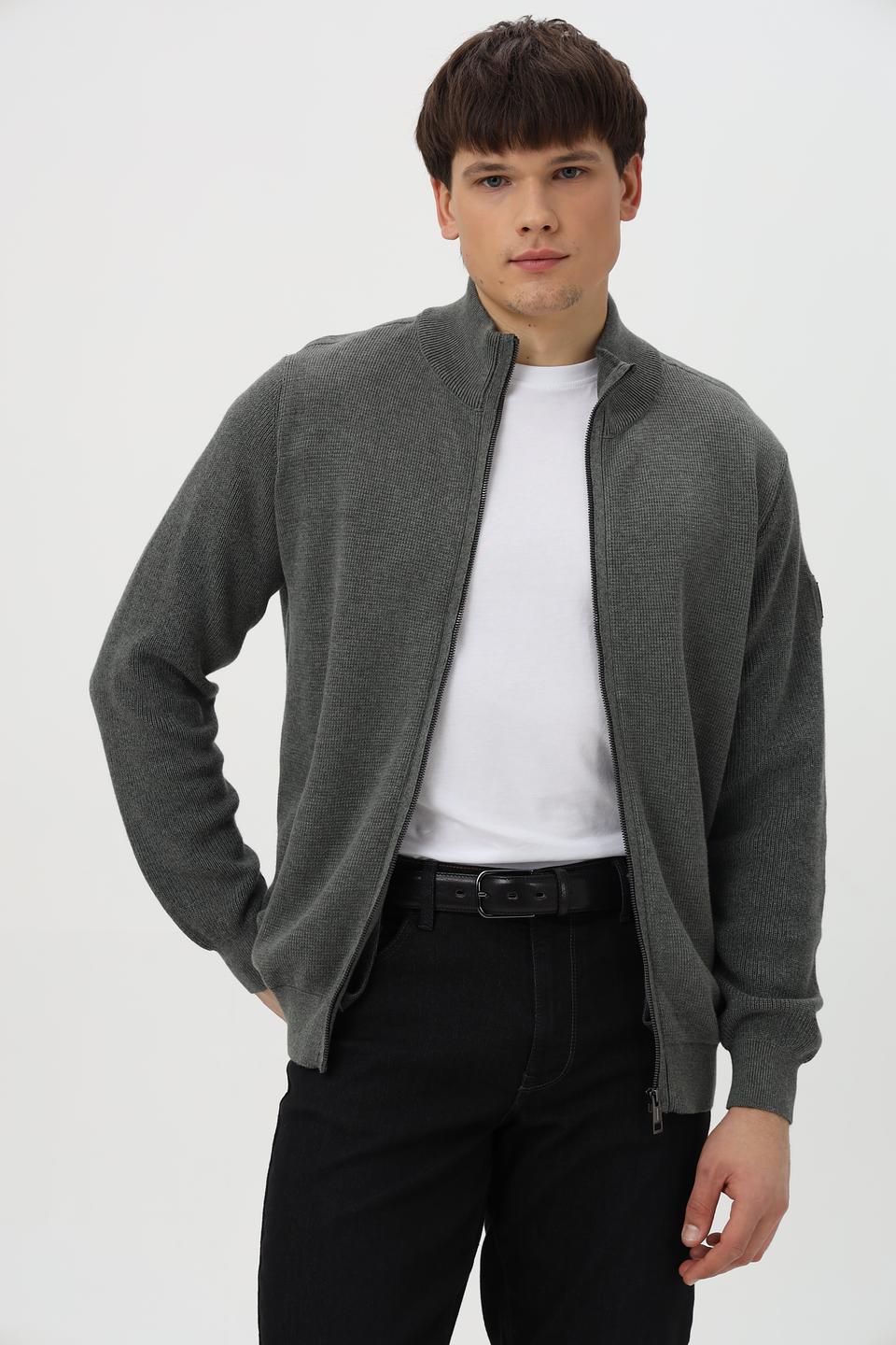 Кардиган Casa Moda серый