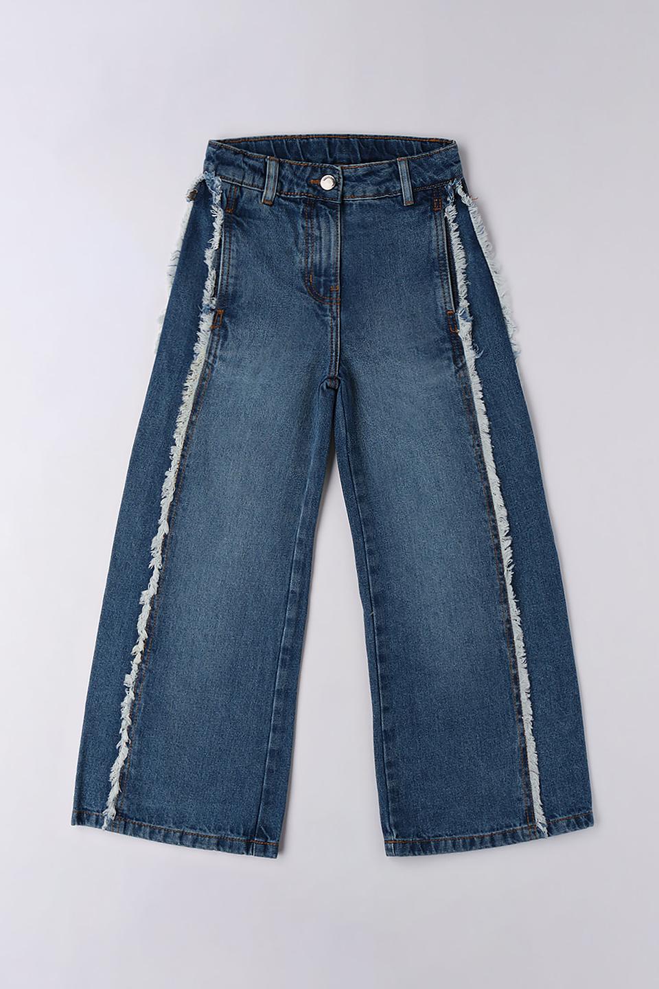 Джинсы Sarabanda дев. с бахромой