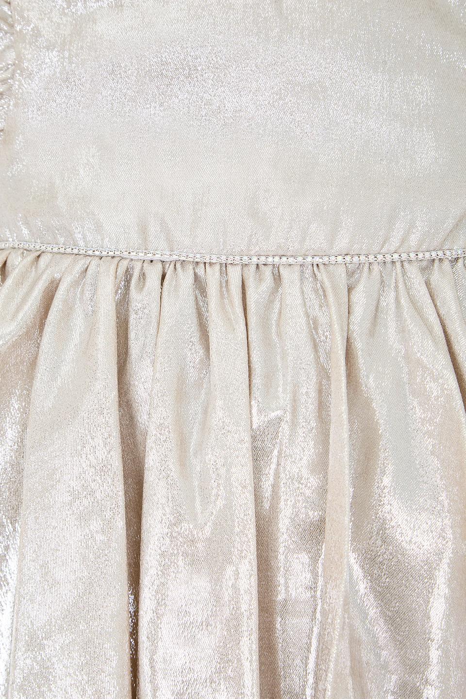 Платье Choupette дев. с пышной юбкой молочное