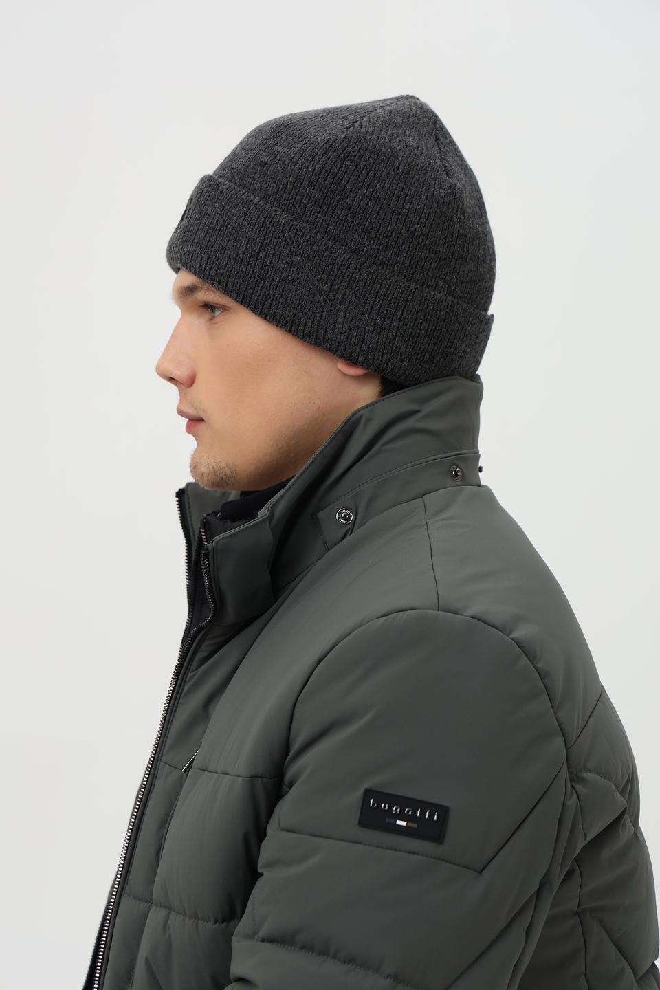 Шапка Bugatti ACC серая