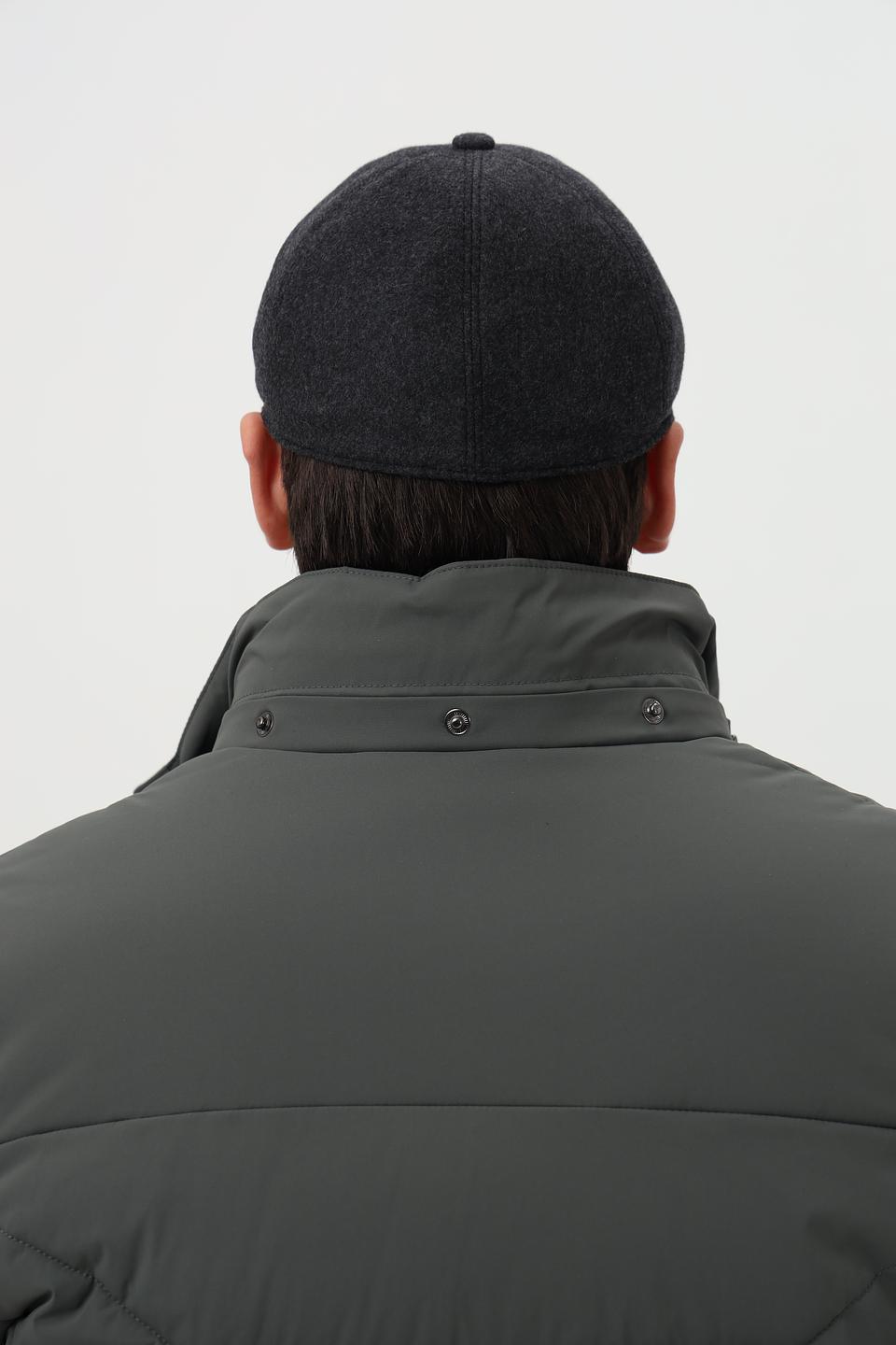 Кепка Bugatti с ушами серая