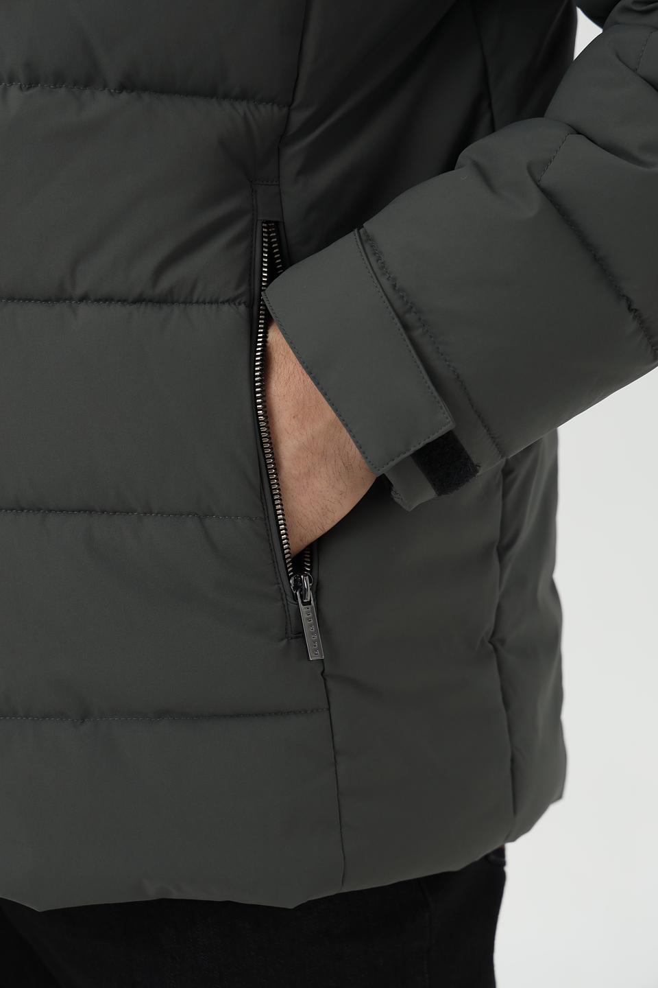 Куртка Bugatti мужская серая