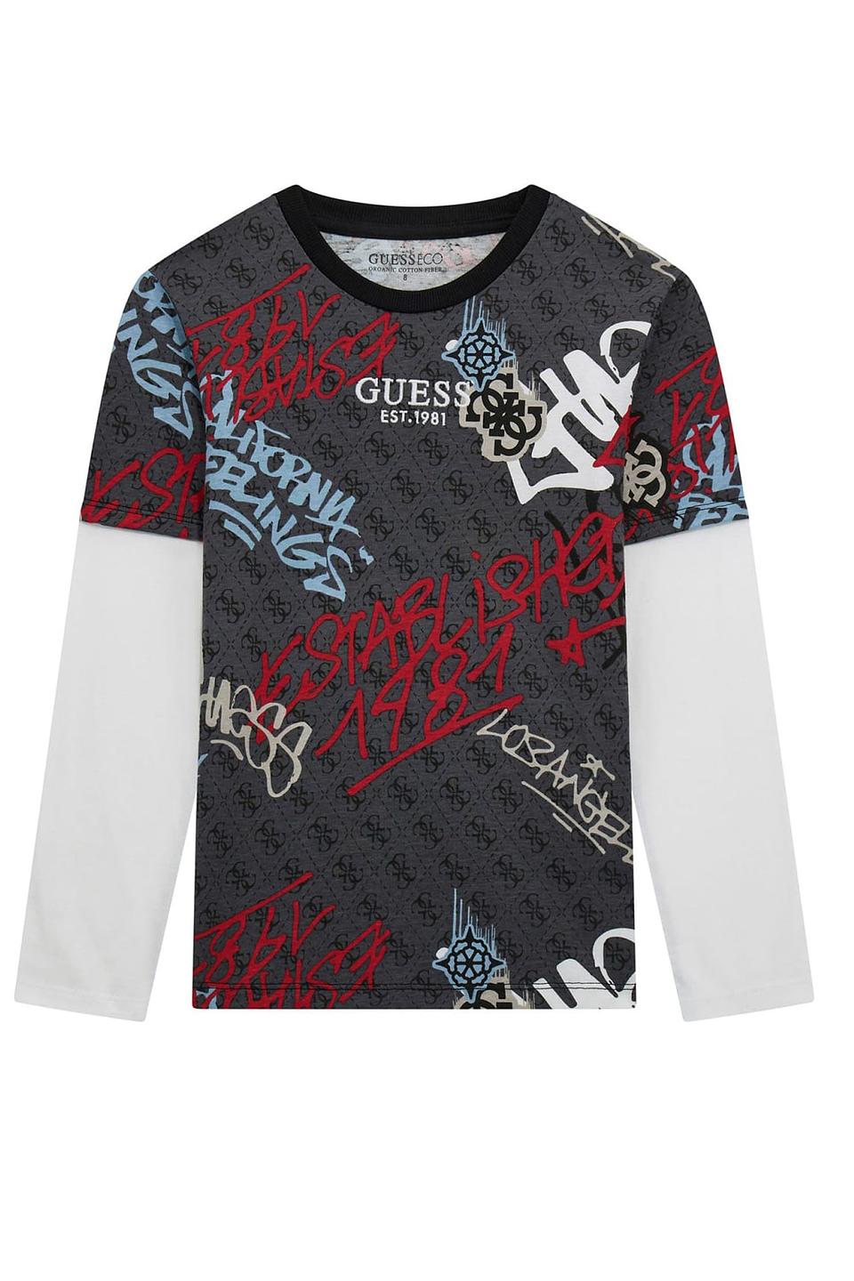 Футболка с длинным рукавом Guess графичная