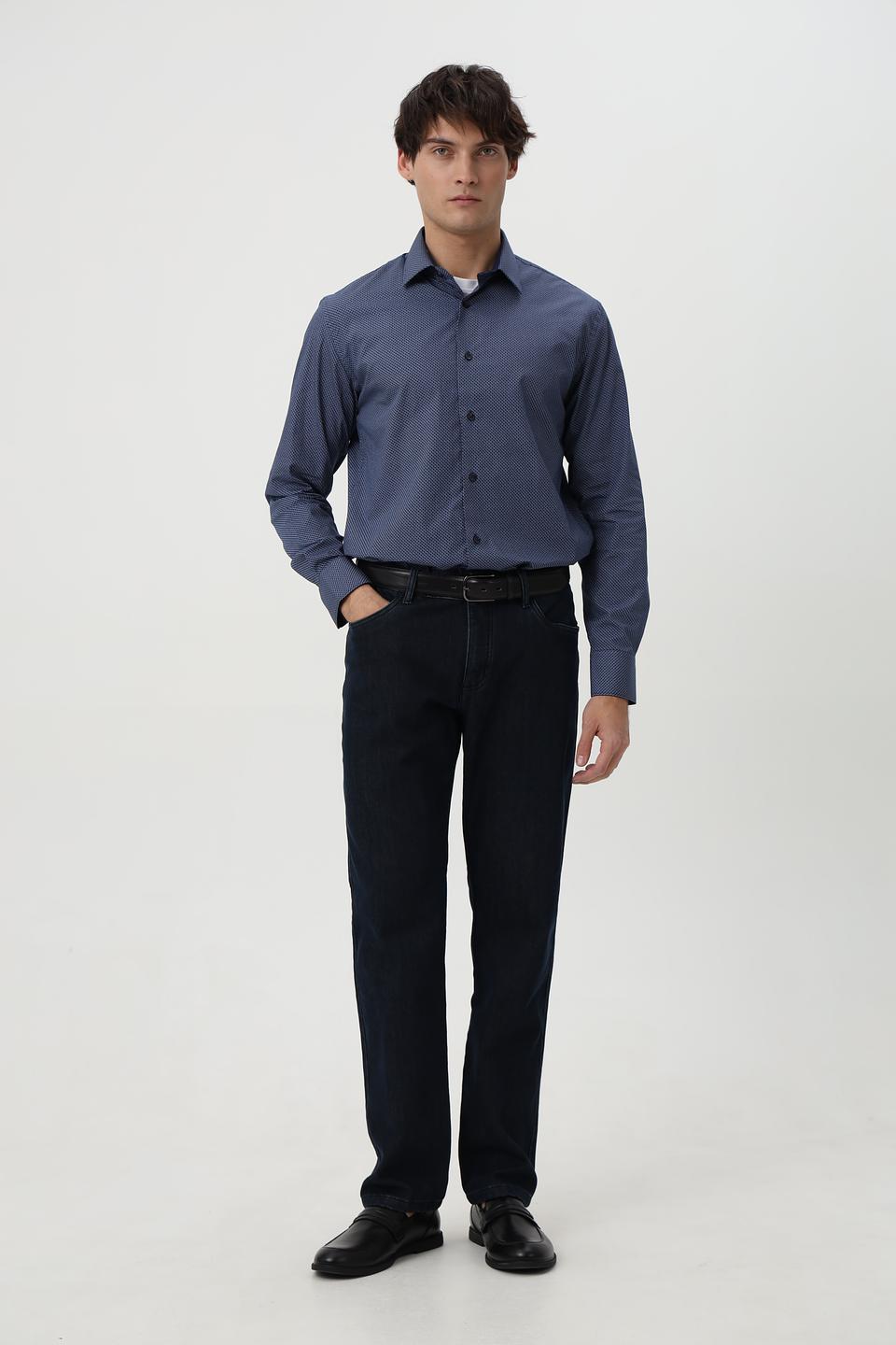 Джинсы Granchio классические темно-синие