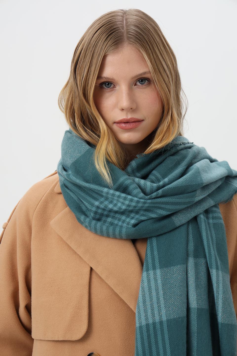 Шарф Fraas в клетку