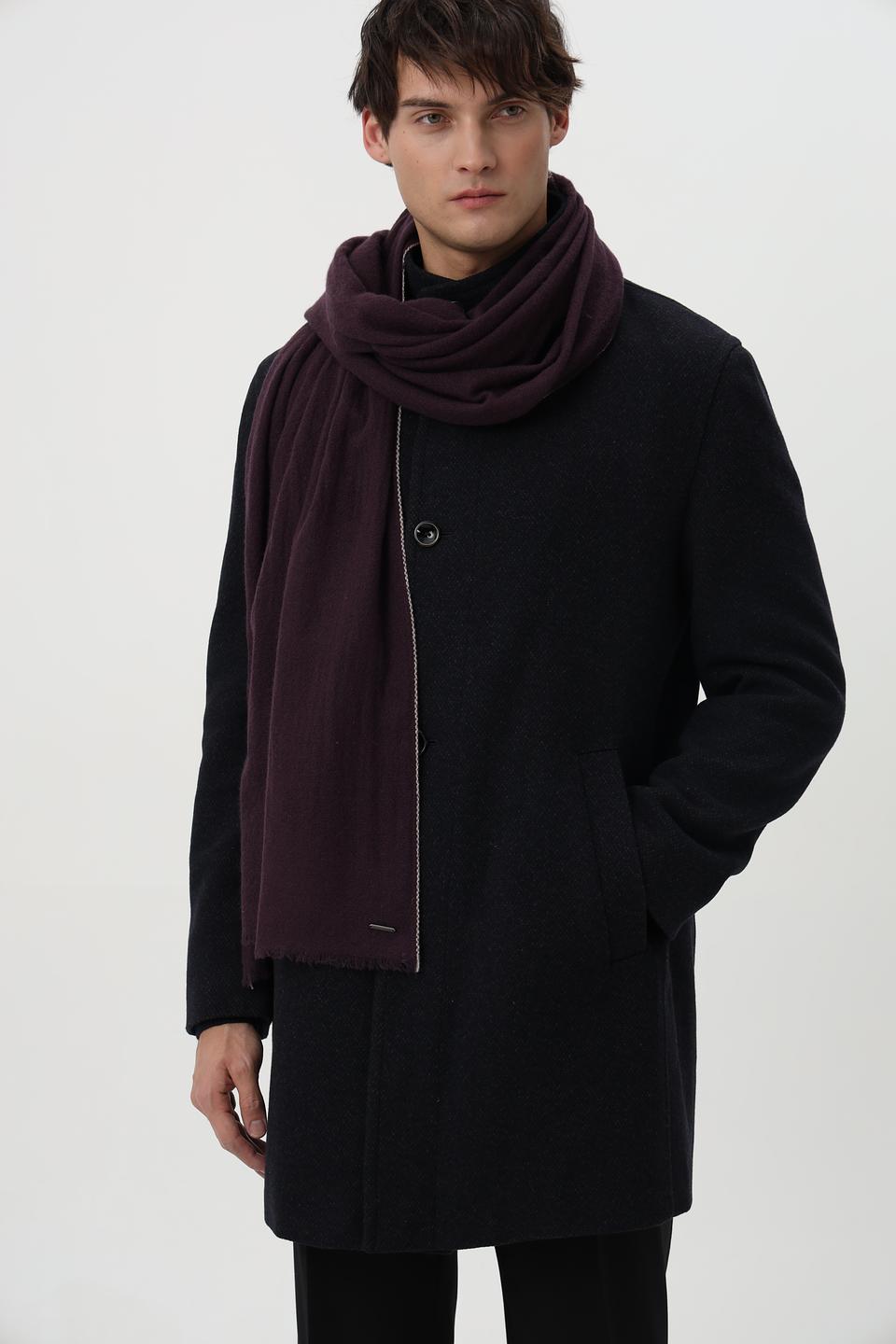 Шарф Bugatti бордовый