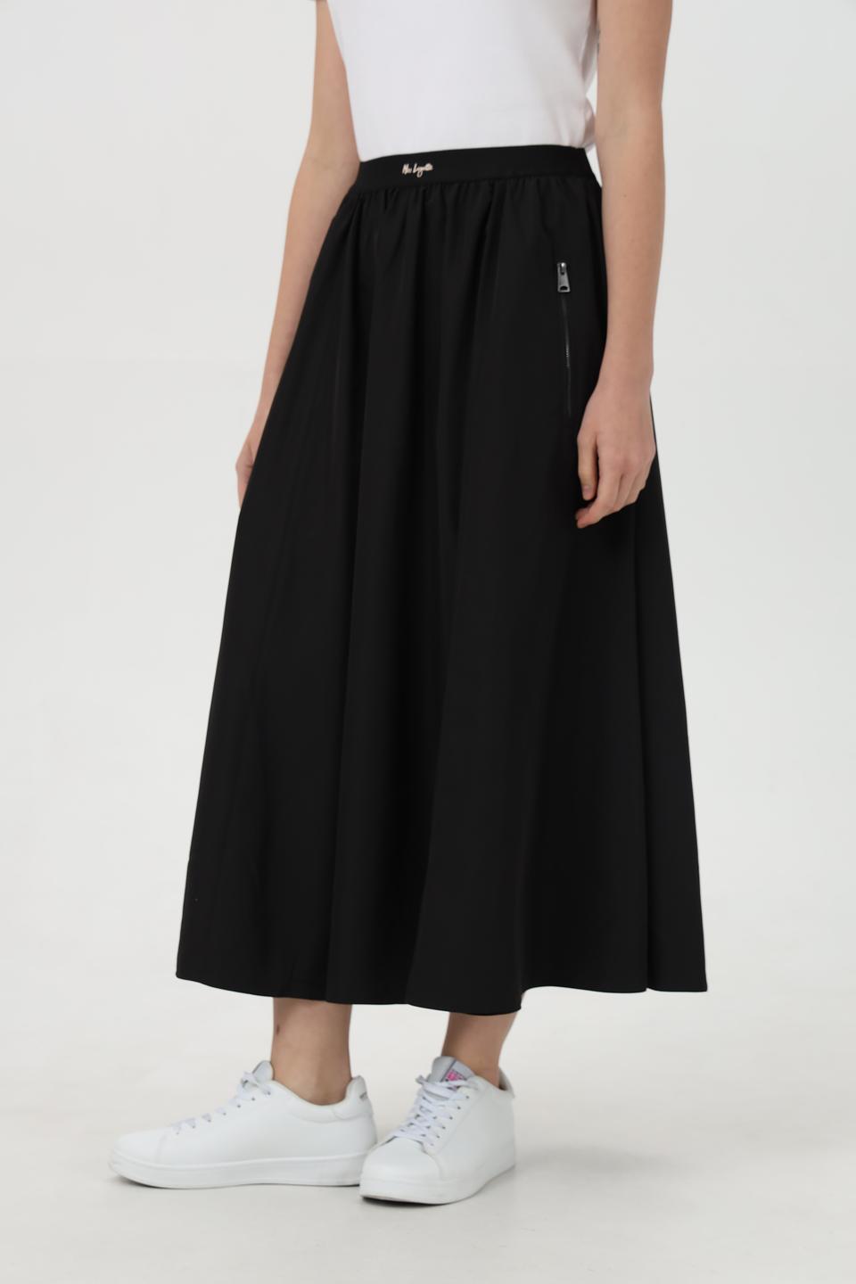 Юбка Miss Lagotte с карманами черная