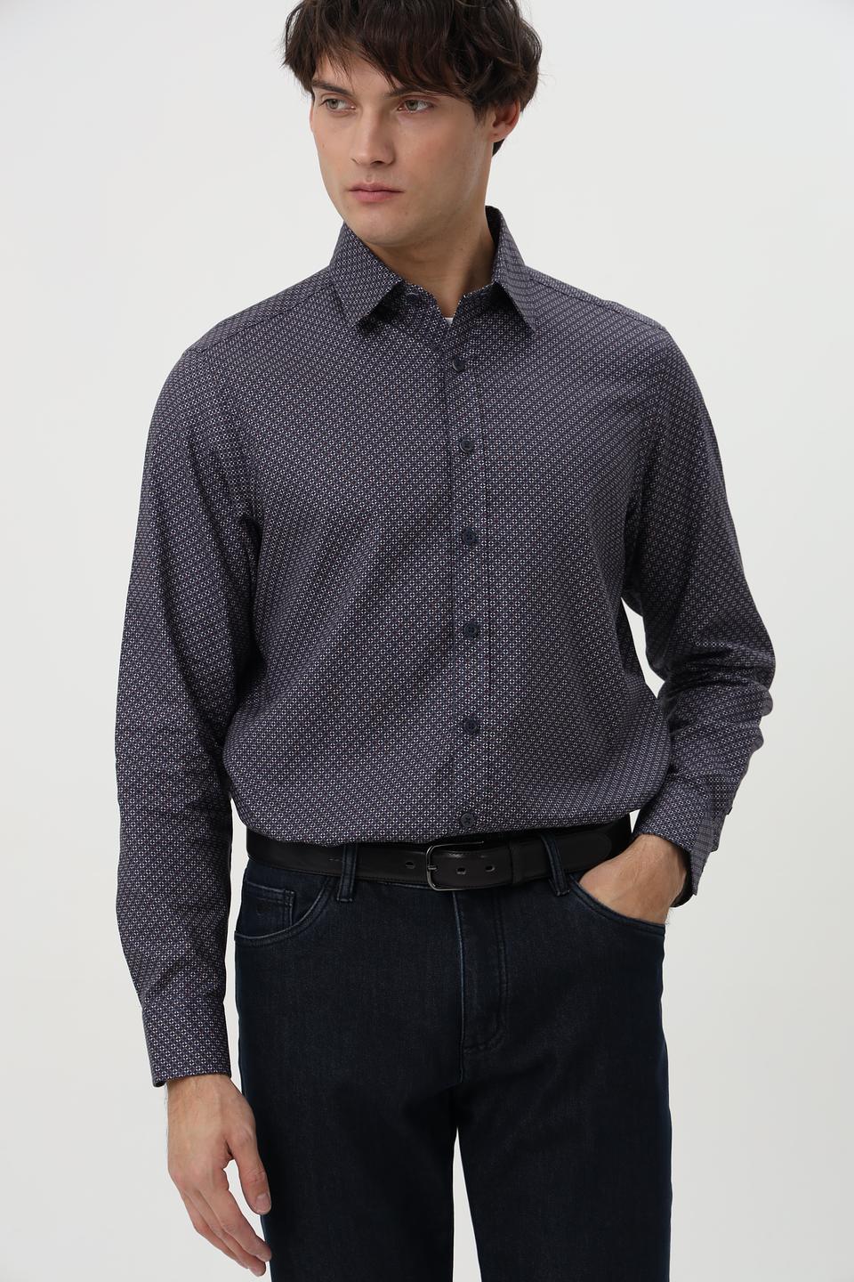 Рубашка Casa Moda с принтом