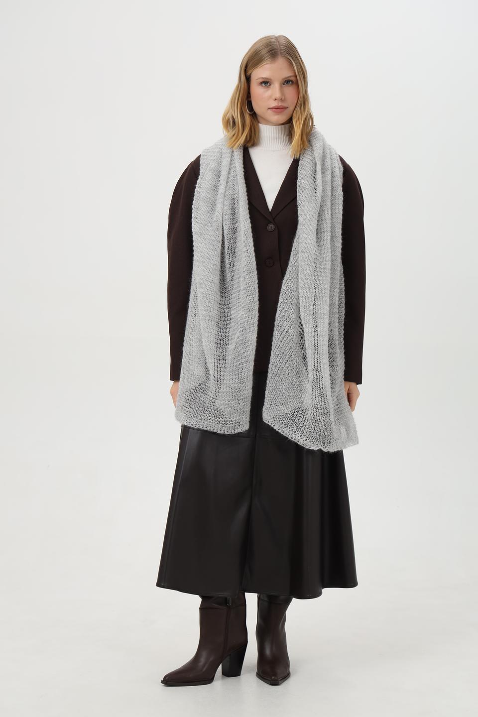 Шарф Julia Florenzi светло-серый