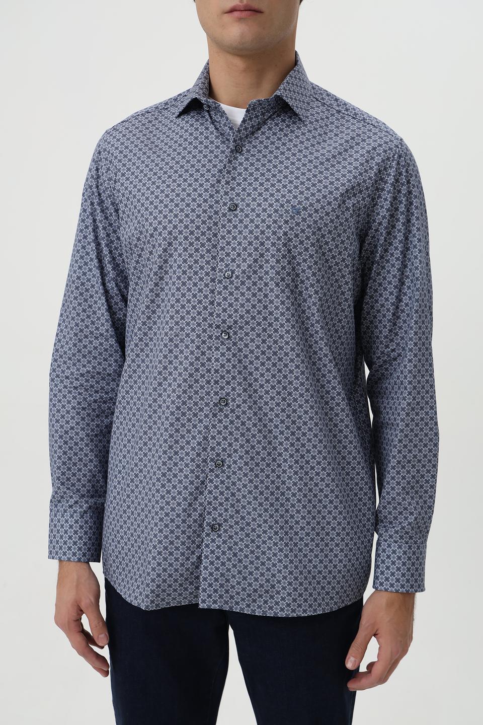 Рубашка Casa Moda с геометрическим принтом